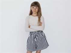 Mads Nørgaard white alyssum/saragasso sea sacky shorts Pio